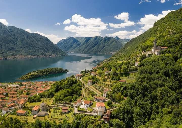 Casa Intignano - Appartamento Con Terrazzo Vista Lago Tremezzo Luaran gambar